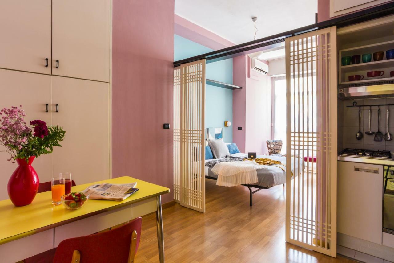 Lovely Studio With Terrace In The Heart Of Milaan Buitenkant foto